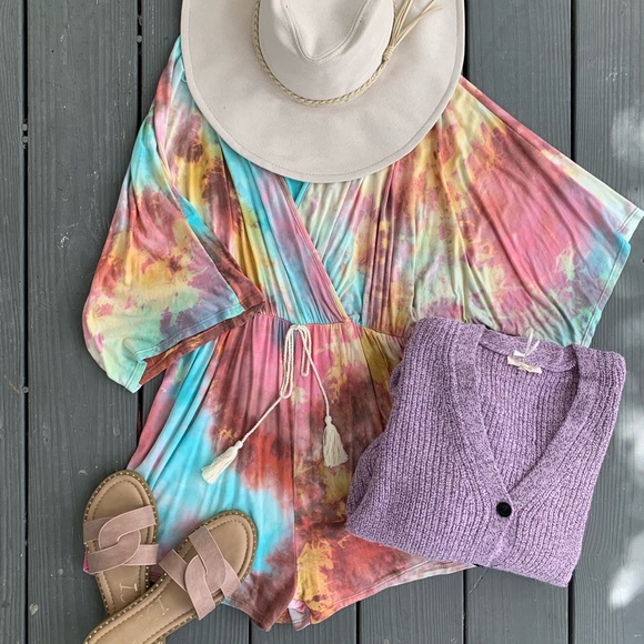 Tie dye romper - Picture 1 of 3